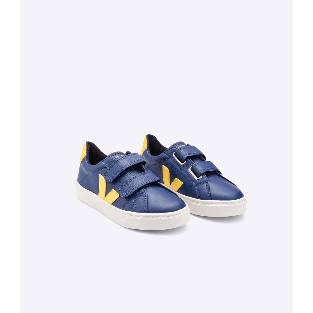 Veja ESPLAR CHROMEFREE Sneakers Kinderen Donkerblauw | BE 823CTV